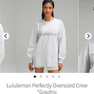 Lululemon Athletica Light Gray Crew Neck Sweater